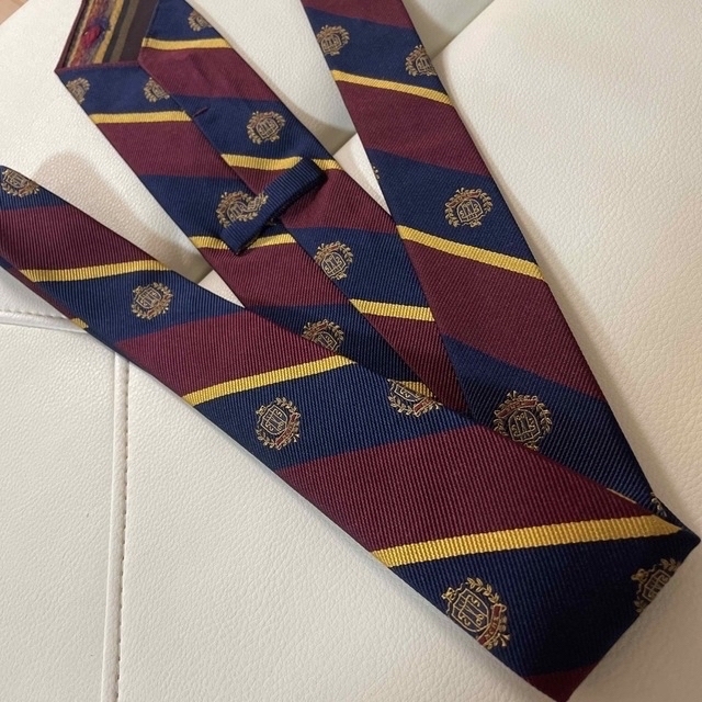 DIGAWEL(ディガウェル)のDIGAWEL/CRST TIE (NAVY) メンズのファッション小物(ネクタイ)の商品写真