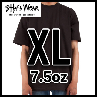 新品 シャカウェア 7.5oz ヘビーウエイト 無地 半袖Tシャツ 黒 XL(Tシャツ/カットソー(半袖/袖なし))