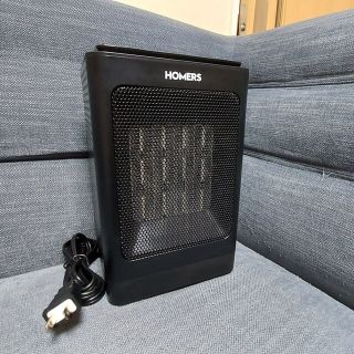 HOMERS セラミックファンヒーター  PTC-1500NR(電気ヒーター)