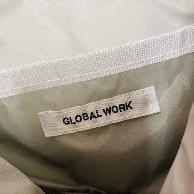 GLOBAL WORK(グローバルワーク)のGLOBALWORK ナイロンサコッシュ グレー メンズのバッグ(ショルダーバッグ)の商品写真