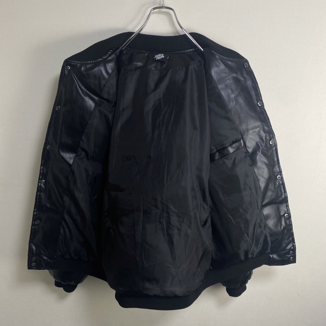 STUSSY - 【希少 XL】skate park レザーダウンジャケット STUSSY - 【希少 XL】skate park レザーダウンジャケット