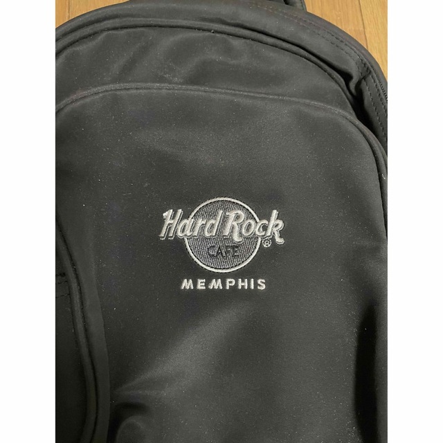 Hard Rock CAFE(ハードロックカフェ)のマクラさま専用です　【使用あり】 ハードロックカフェメンフィス　リュックサック黒 レディースのバッグ(リュック/バックパック)の商品写真