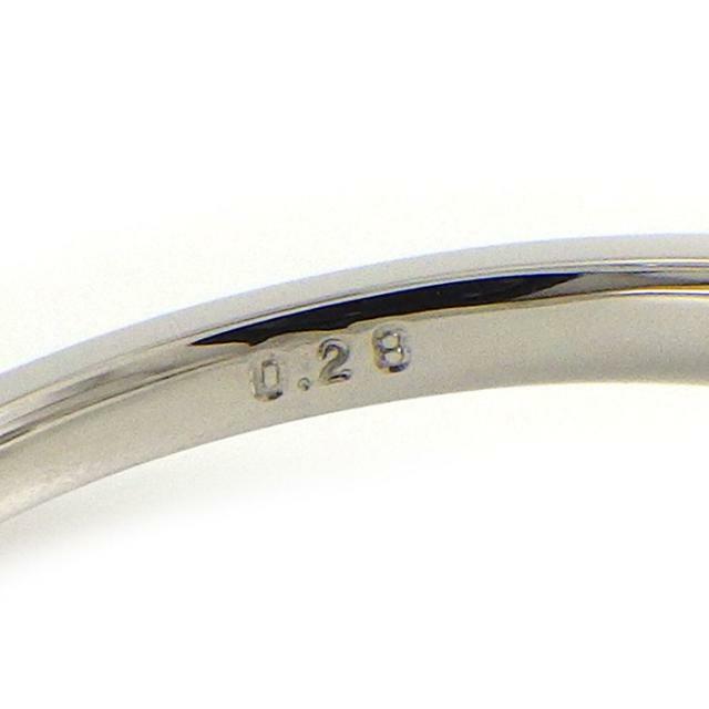 【ルビー】 リング フラワー 花 モチーフ ムービング ルビー 0.28ct PT950 11.5号