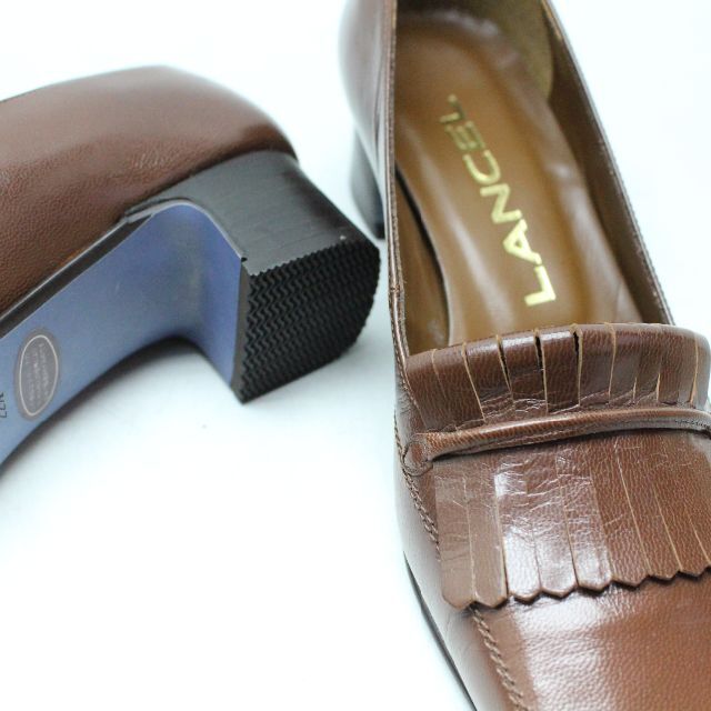 LANCEL(ランセル)の新品 LANCEL 本革フリンジパンプス 22.5/B95 レディースの靴/シューズ(ハイヒール/パンプス)の商品写真