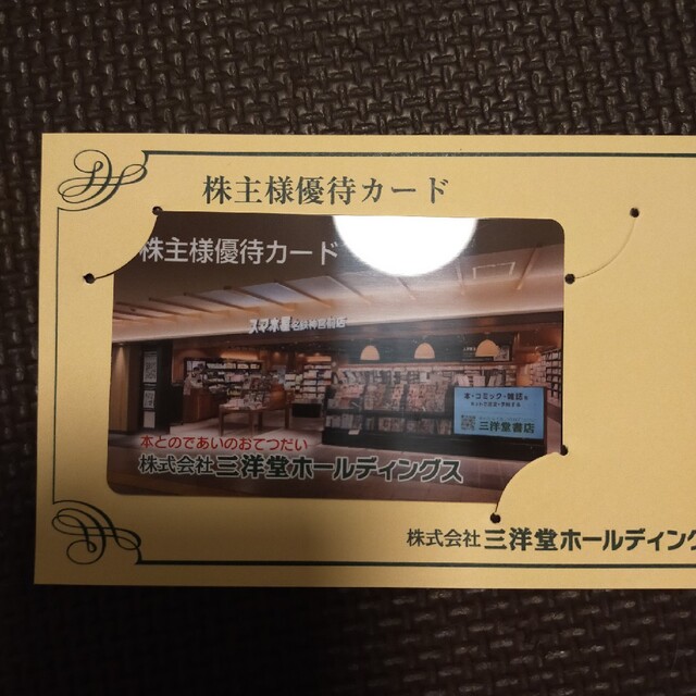 三洋堂 株主優待カード チケットの優待券/割引券(ショッピング)の商品写真