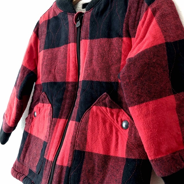PETIT BATEAU(プチバトー)のプチバトー　ボアジャケット キッズ/ベビー/マタニティのキッズ服男の子用(90cm~)(ジャケット/上着)の商品写真