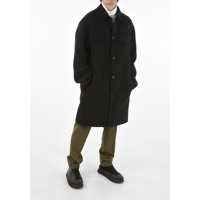 注目の OAMC - OAMC I.D. 正規品 黒M COAT ステンカラーコート - kajal.pl