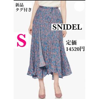 スナイデル(SNIDEL)の★新品.タグ付き★ SNIDELプリントプリーツスカート(ロングスカート)