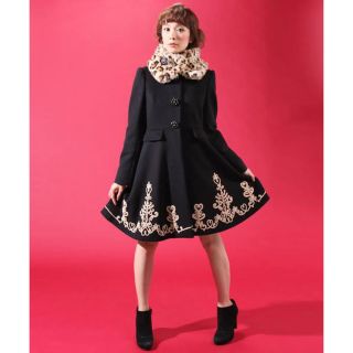 ドーリーガールバイアナスイ(DOLLY GIRL BY ANNA SUI)の【超希少 新品】刺繍コート / DOLLY GIRL BY ANNA SUI(ロングコート)