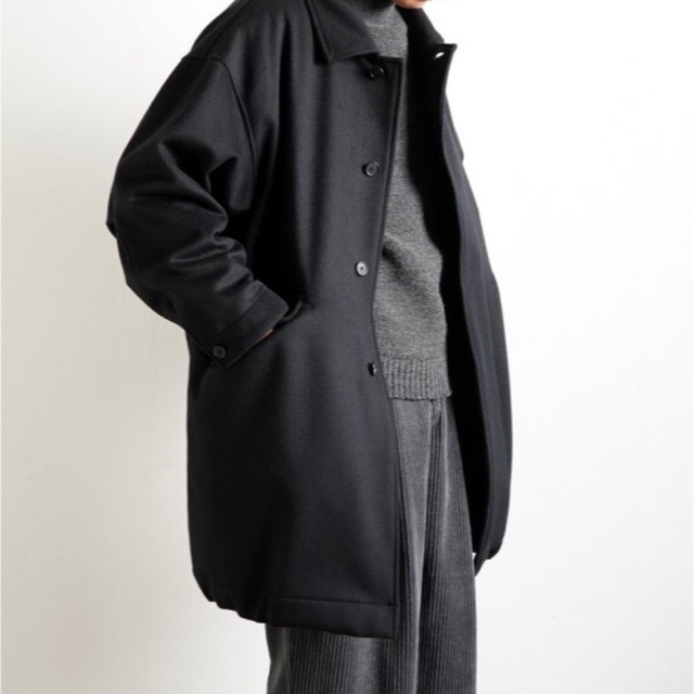 STILL BY HAND(スティルバイハンド)の22AW STILL BY HAND オーバーサイズド バルカラーコート メンズのジャケット/アウター(ステンカラーコート)の商品写真