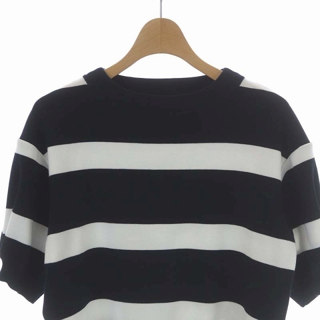 単品購入可 FOXEY☆ボーダーニット カットソー | nongferndaddy.com