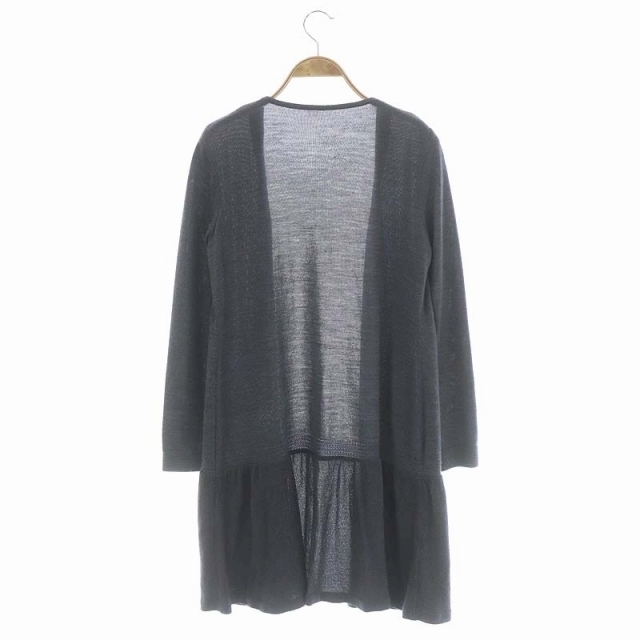 René - ルネ basic ロング カーディガン ニット 長袖 ノーボタン 34 ...