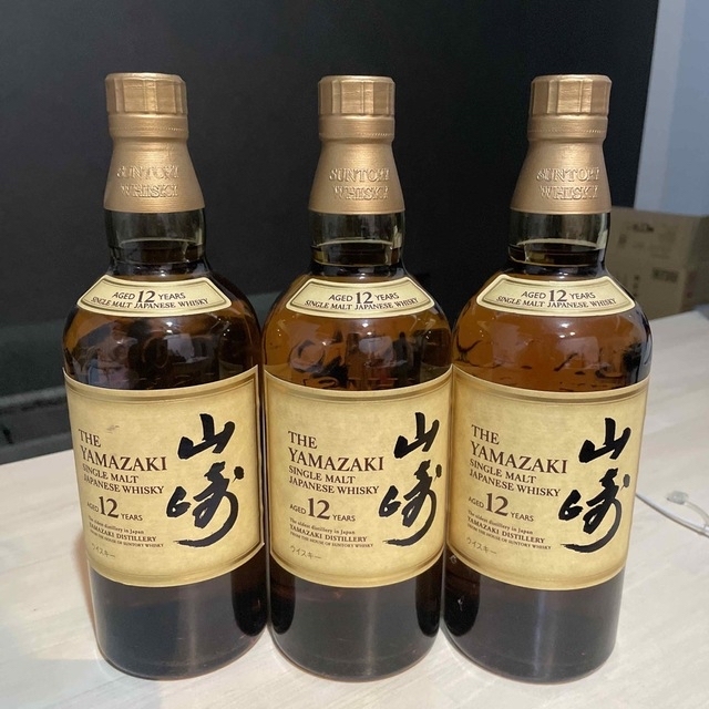 サントリー山崎12年700ml 8本セット100周年ラベル1本入り