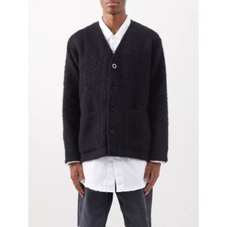 ニードルス(Needles)のOur legacy CARDIGAN MOHAIR ブラック モヘア(カーディガン)