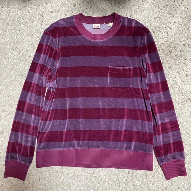 Levi's(リーバイス)のリーバイス 1960'S VELOUR CREW TONAL PURPLE メンズのトップス(スウェット)の商品写真