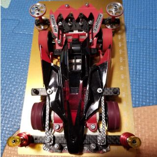 ミニ四駆 msフレキ ネオファルコン フロントAT-バンパー、リア二軸アンカー