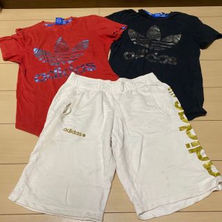 アディダス(adidas)のadidas アディダス　Tシャツ　短パン(Tシャツ/カットソー(半袖/袖なし))