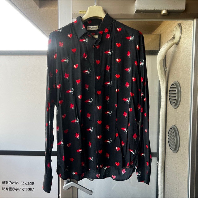 Saint Laurent(サンローラン)のsaint laurent リップ ハートシャツ ジミン nissy着用 メンズのトップス(シャツ)の商品写真