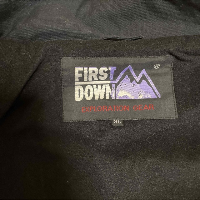 FIRST DOWN マウンテンパーカー　ブラック　サイズL 新品未使用