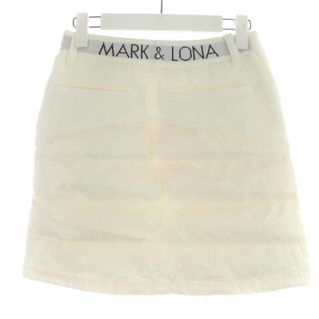 MARK&LONA(マークアンドロナ)のMARK&LONA OLSEN SPONGE SKIRT ゴルフウェア 38 M レディースのスカート(ひざ丈スカート)の商品写真