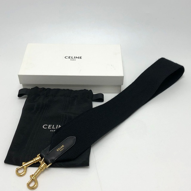 celine - セリーヌ CELINE ショートストラップ 49S022ADB.38NO ロゴ