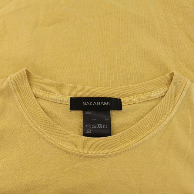 other(アザー)のNAKAGAMI 22AW グラフィックプリント ロングTシャツ 1 黄 レディースのトップス(Tシャツ(長袖/七分))の商品写真