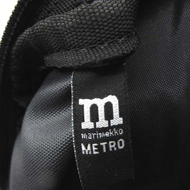 marimekko(マリメッコ)のマリメッコ メトロ バックパック リュック METRO BACKPACK 黒 メンズのバッグ(バッグパック/リュック)の商品写真