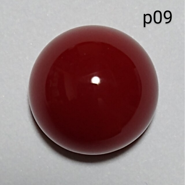 p09 血赤 煌珊瑚 片穴 半球 11.7 mm 8.70 ct 1.74 g | www.innoveering.net