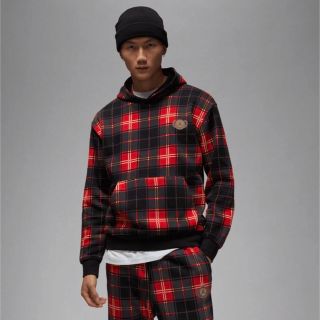 ジョーダン】正規品 新品 ラスト一点 セットアップ 上下 チェック柄 L