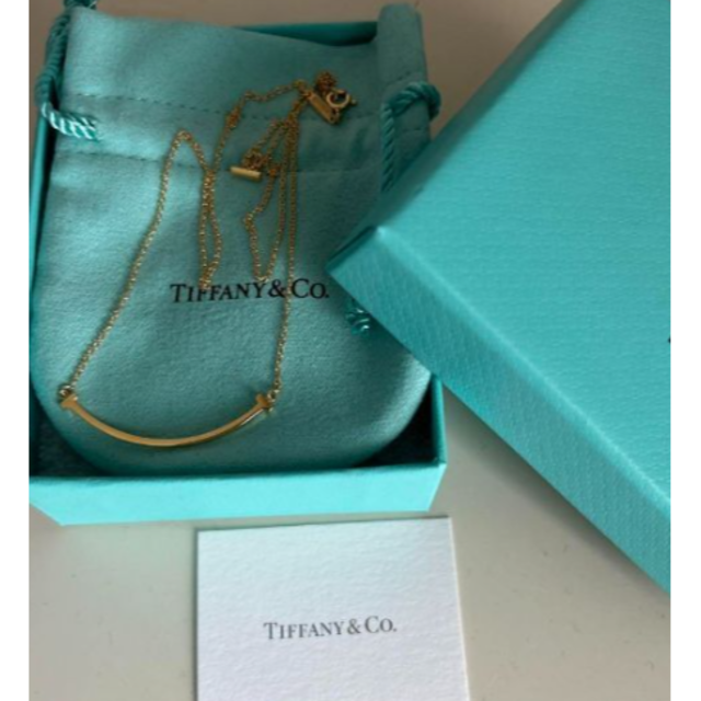 エレガント Tiffany & Co. - Tスマイル ネックレス TIFFANY&Co. 18K