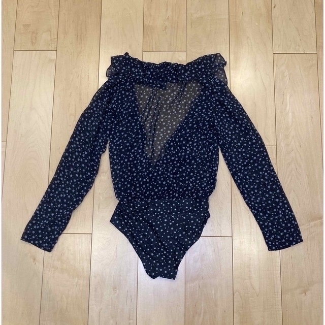 9日迄☆vintage zara star printed bodysuits レディースのトップス(シャツ/ブラウス(長袖/七分))の商品写真