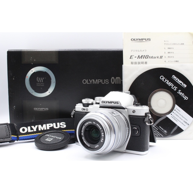 OLYMPUS(オリンパス)のぴ様専用❤️大人気♪❤️OLYMPUS OM−D E−M10 mark.ii スマホ/家電/カメラのカメラ(ミラーレス一眼)の商品写真