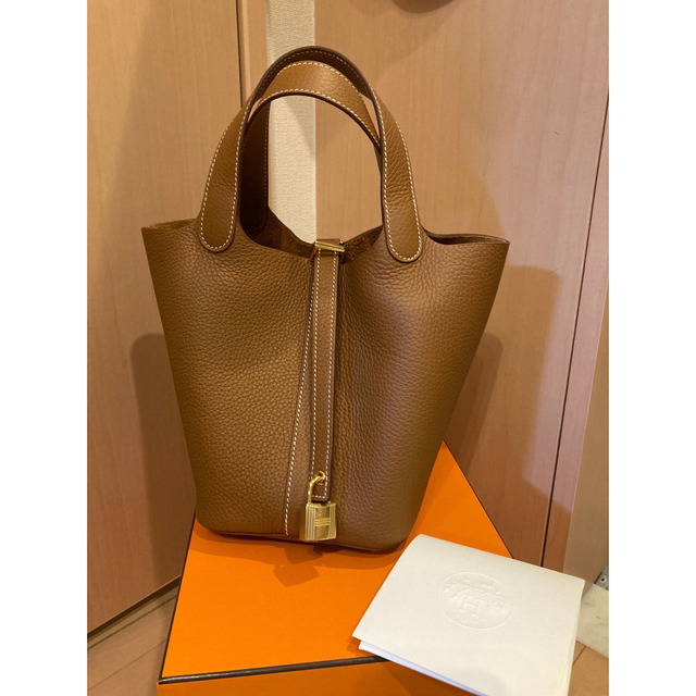 Hermes(エルメス)のots様専用新品♥️レア♥️本物エルメスピコタンロックPM ゴールドxゴールド レディースのバッグ(ハンドバッグ)の商品写真