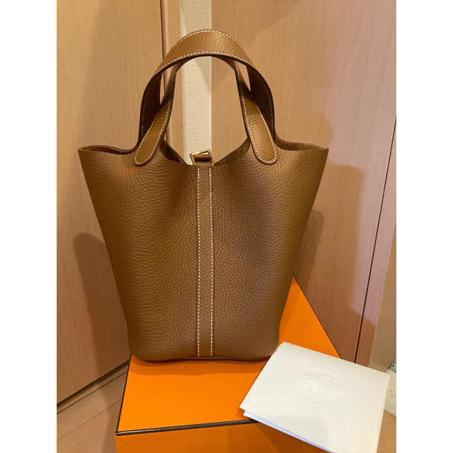 Hermes(エルメス)のots様専用新品♥️レア♥️本物エルメスピコタンロックPM ゴールドxゴールド レディースのバッグ(ハンドバッグ)の商品写真