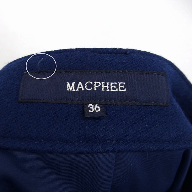 MACPHEE(マカフィー)のマカフィー MACPHEE トゥモローランド 台形 スカート ミニ 膝上 無地 レディースのスカート(ミニスカート)の商品写真