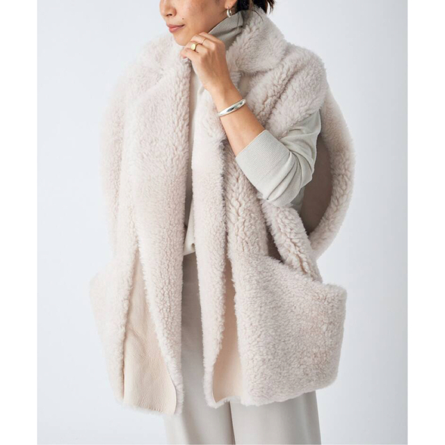 【未使用】【BLANCHA/ブランカ】 SHEARLING ベスト