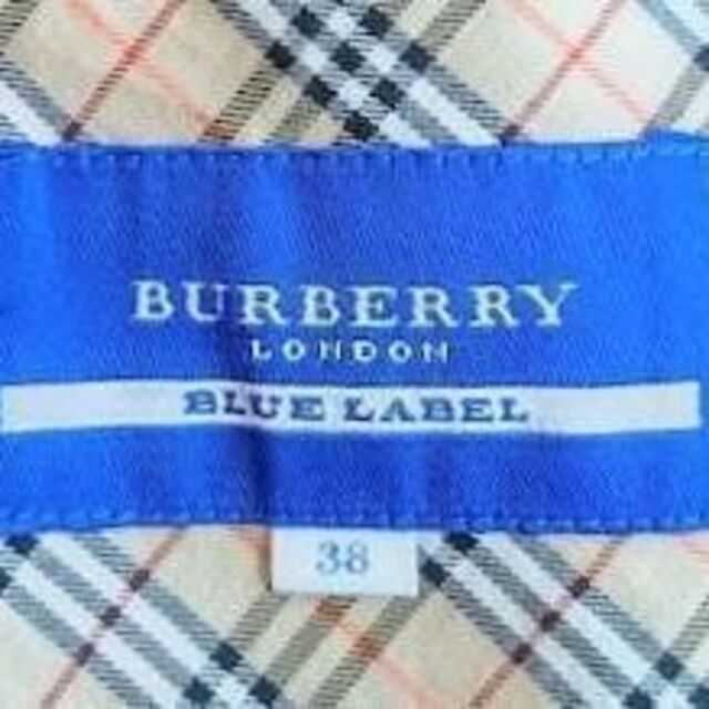 BURBERRY BLUE LABEL(バーバリーブルーレーベル)のバーバリー レディース ブルゾン 38サイズ（9号） 抗菌クリーニング済 レディースのジャケット/アウター(ブルゾン)の商品写真