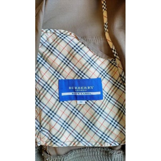 BURBERRY BLUE LABEL(バーバリーブルーレーベル)のバーバリー レディース ブルゾン 38サイズ（9号） 抗菌クリーニング済 レディースのジャケット/アウター(ブルゾン)の商品写真