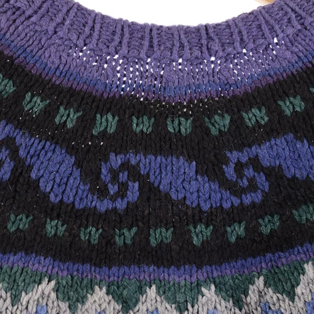 古着 BOLIVIAN HANDKNITS ノルディック ウールニットカーディガン レディースXL /eaa298229 レディースのトップス(カーディガン)の商品写真