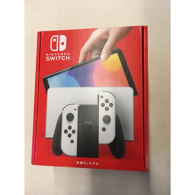 Nintendo Switch 本体 有機EL ホワイト エンタメ/ホビーのゲームソフト/ゲーム機本体(家庭用ゲーム機本体)の商品写真