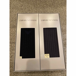 エンポリオアルマーニ(Emporio Armani)のエンポリオアルマーニ　ビジネスソックス　新品　2足組(ソックス)