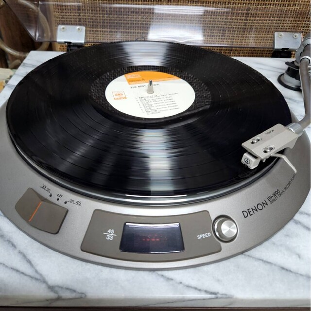 ト送料込 【完動美品】DENON デノン DP-1800 天然大理石 レコード