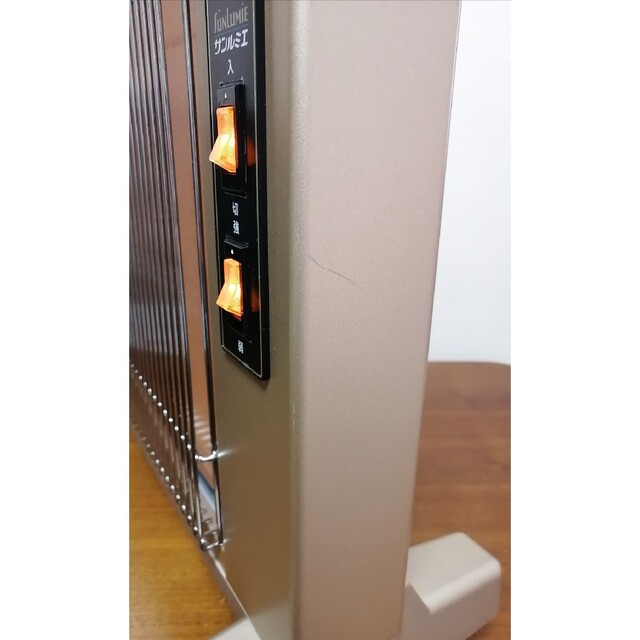 保証有 サンルミエエクセラ5 遠赤外線暖房器 N500LS-GR 完動美品日本製 スマホ/家電/カメラの冷暖房/空調(電気ヒーター)の商品写真