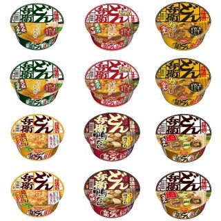 ニッシンショクヒン(日清食品)の【ひろん様専用】どん兵衛6種×2個 計12個 食べ比べセット(麺類)