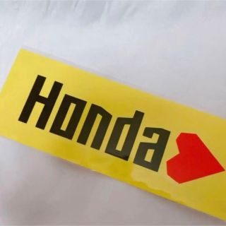 ホンダ(ホンダ)のHONDA ホンダハート ステッカー ブラック キンプリ(その他)