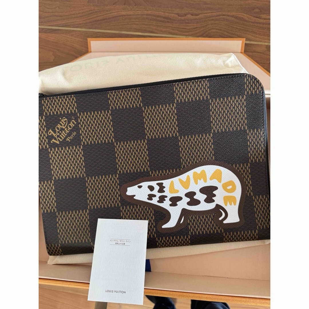 LOUIS VUITTON - 新品国内正規　ルイヴィトン　NIGOコラボ　ポシェット•ルージュ　クラッチバッグ