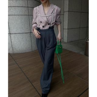 アメリヴィンテージ(Ameri VINTAGE)のAmeriVINTAGE DROP PEARL SUSPENDER PANTS(サロペット/オーバーオール)