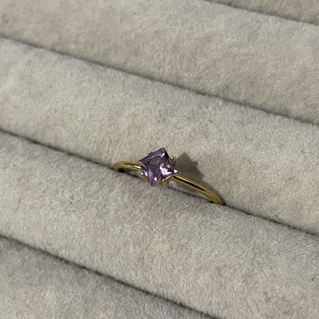 Classyring ... pink Amethyst ハンドメイドのアクセサリー(リング)の商品写真