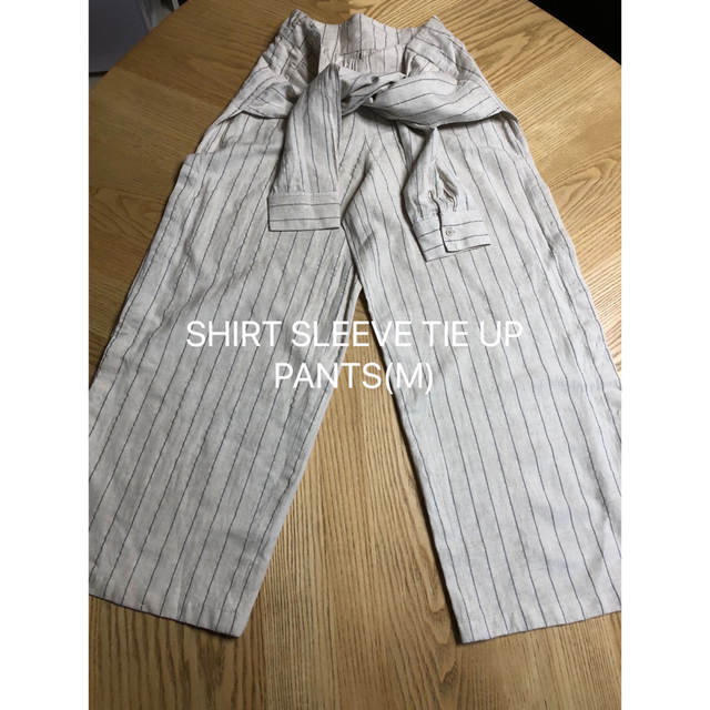 SHIRT SLEEVE TIE UP PANTS(M)