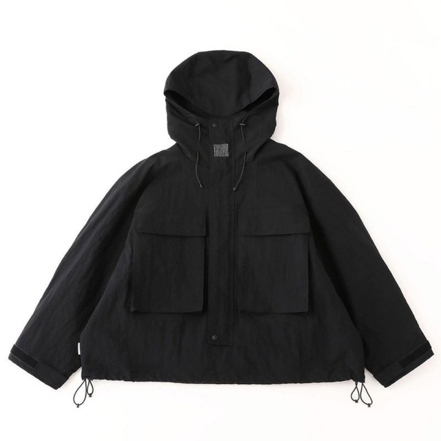 S.F.C NYLON HOODIE JACKET Black